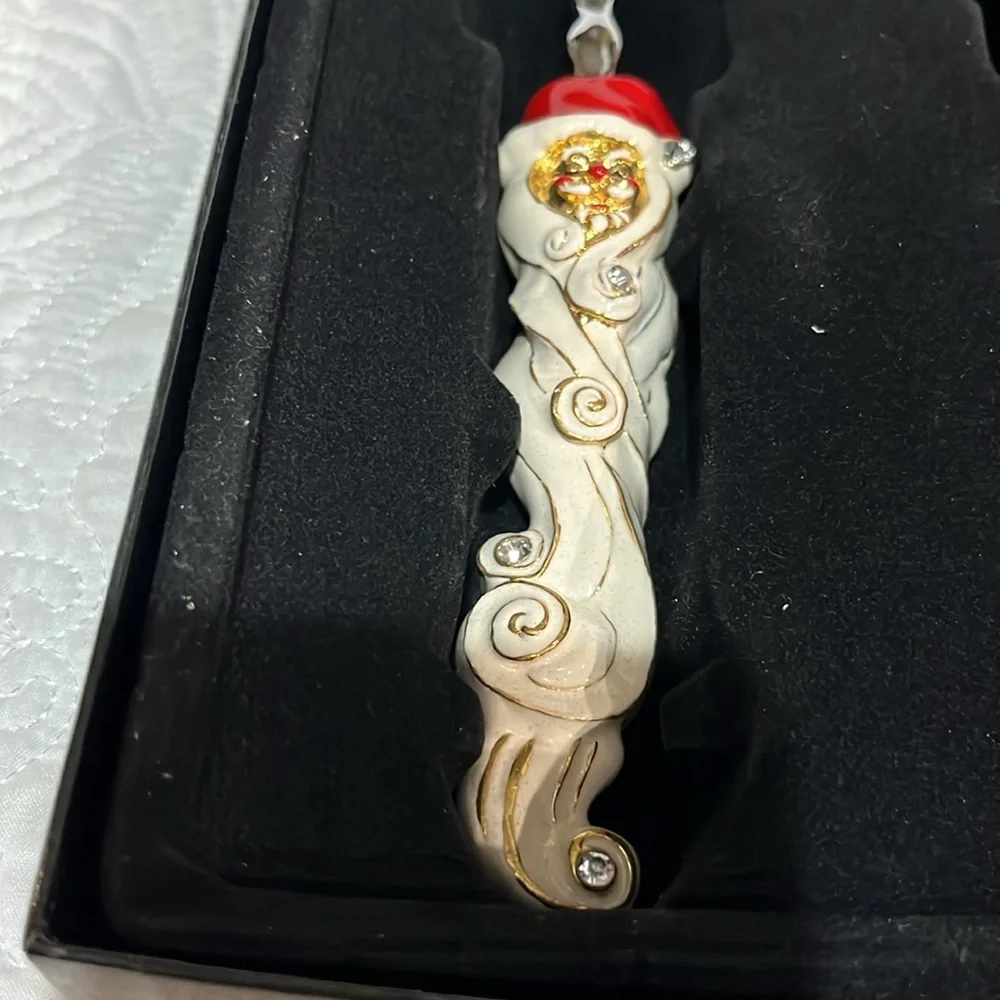 2‎ Saints fork and spoon holiday set, new